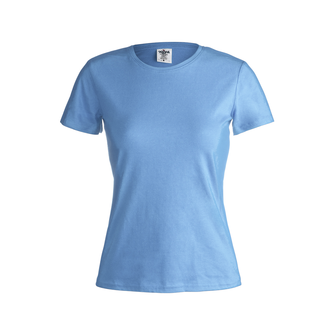 Camiseta Mujer Color "keya" Rosita azul claro talla S