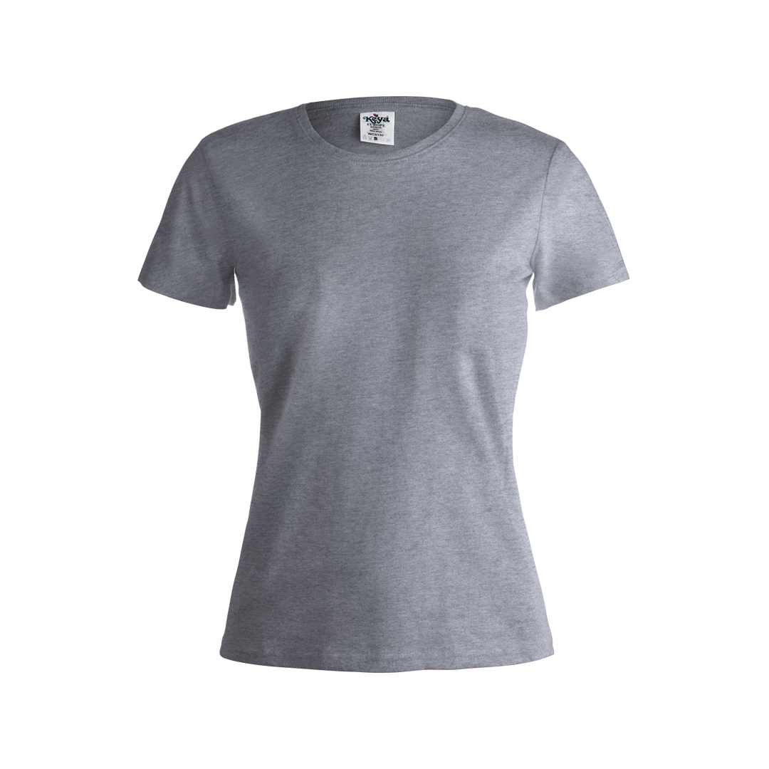 Camiseta Mujer Color "keya" Rosita gris talla L