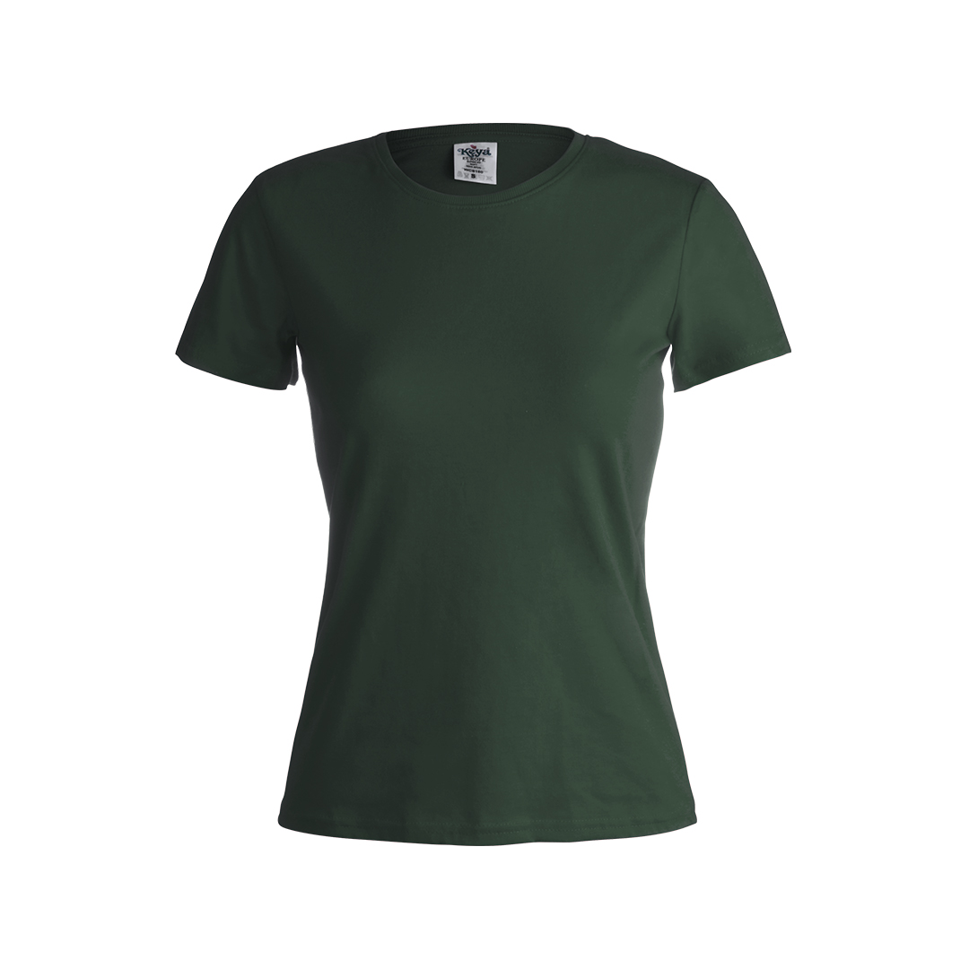 Camiseta Mujer Color "keya" Enoree verde botella talla XXL