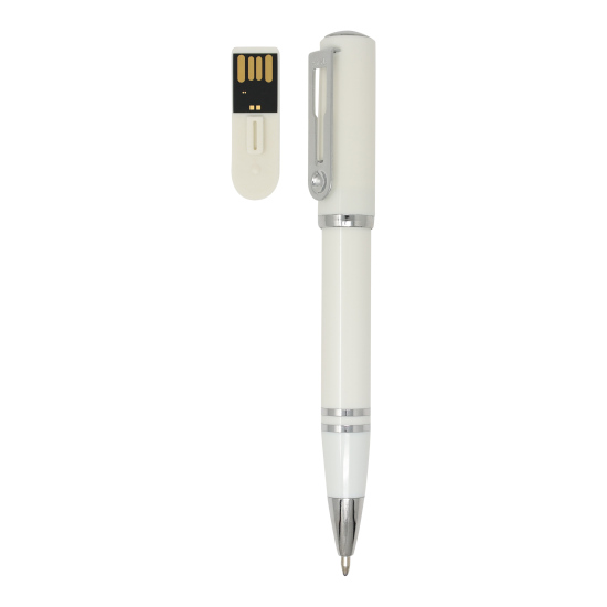 Bolígrafo con memoria USB Atlas USB
Color blanco talla 8 GB
