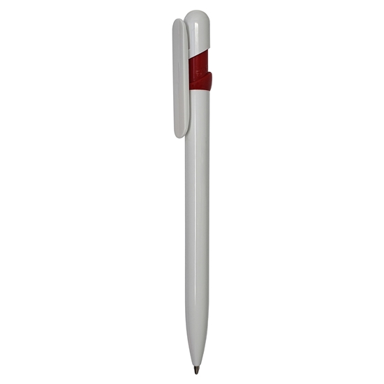 Bolígrafo Rhin
Color rojo y blanco