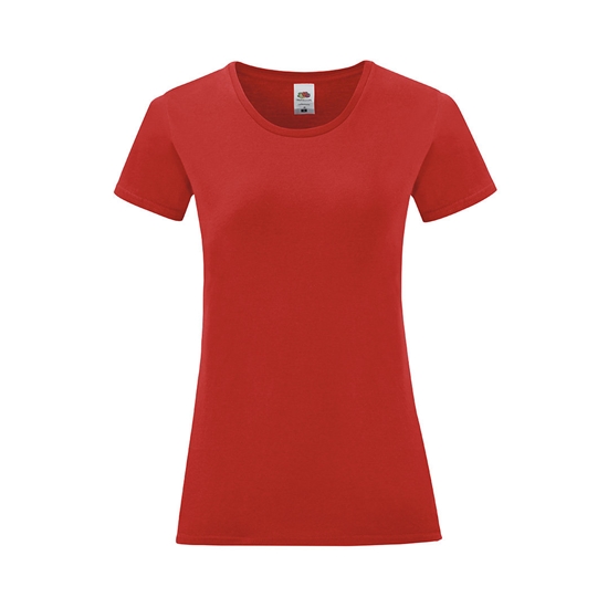 Camiseta Mujer Color Kilbourne rojo talla XS