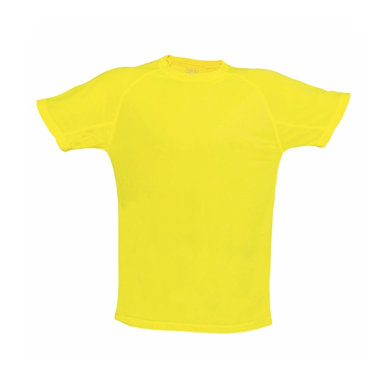 Camiseta Adulto Muskiz amarillo fluor talla S