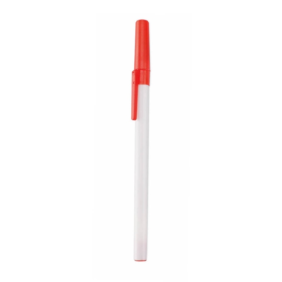 Bolígrafo DeForest blanco / rojo