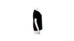 Camiseta Mujer Color Colonia negro talla L